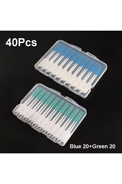 Choice 40pcs 40/200 Units Soft Glue Interdental Brush, Interdental Brush, Int...