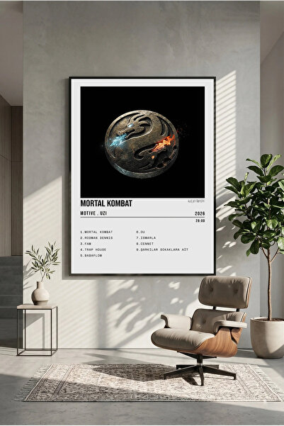 postercraft MORTAL KOMBAT Σχέδιο άλμπουμ Ξύλινη αφίσα ζωγραφικής (χωρίς πλαίσιο)