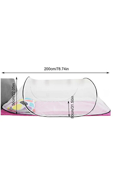 Choice 200x80x56cm black Outdoor Camping Mosquito Nets Family Picnics Travel ...