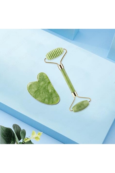 Choice Set B Gua Sha Face Massager Roller Jade Store Scraper Roller Massage f...