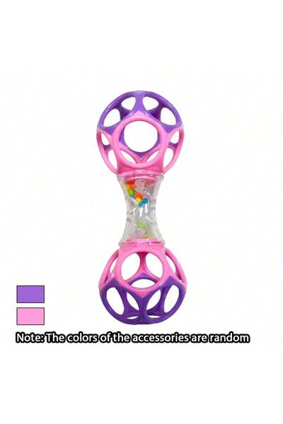 choice2 3909-Purple Baby Teether Rattle & Shake Barbell Toy, Ages 3 Months an...