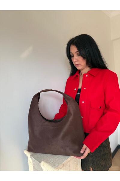lalettobags Women's Rabi Model Suede Hand & Shoulder Bag