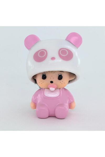 Choice C Cute Hello Kitty Monchhichi Doll Keychain TPR Material Cartoon Penda...