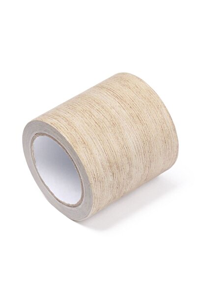 Choice 8cm x 4.57m Light Grey Wood 5M/Roll Wood Grain Furniture Repair Tape D...