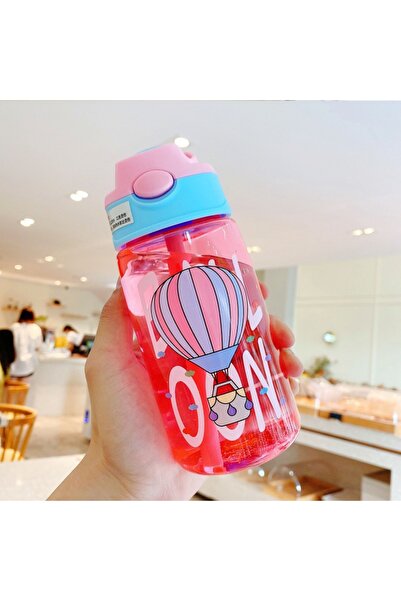Choice Red Children's Plastic Water Cup, Straw Cup, Duckbill Portable Creativ...