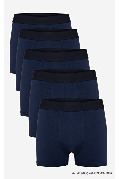 COMBİNE MİCHAİL Boxeri flexibili din lycra din bumbac bleumarin pentru bărbaț...