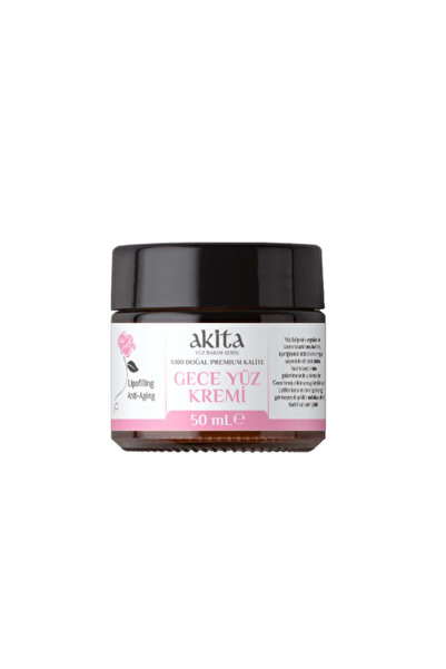 Akita Natural Lipofilling Anti-Aging Face Cream Night Rose 50ml