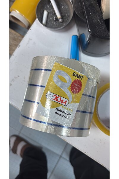 OSSOFOL Çift taraflı şeffaf iz bırakmayan halı kaydırmaz 10 cm x 20 metre