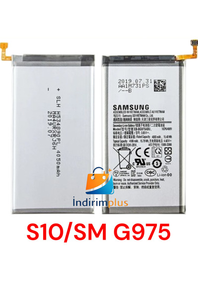Basriko VORABELA Samsung Galaxy S10 Plus Batarya Pil G975 Batarya