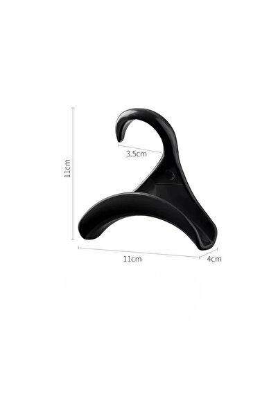 Choice 5pcs black 1/5/10pcs bag hanger hook Handbag hat scarf storage rack wa...