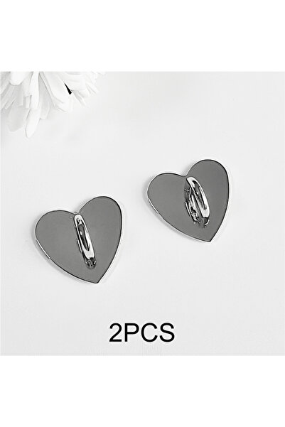 Choice16 TG-0932- حامل هاتف محمول على شكل قلب معدني، خطاف دائري، إكسسوارات، ت...