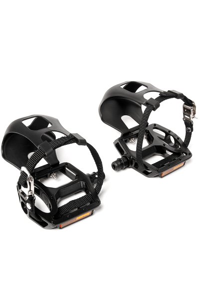 BUCKLOS B329T-Black Indoor Training Bicycle Pedal Aluminum Alloy Bike Pedal w...