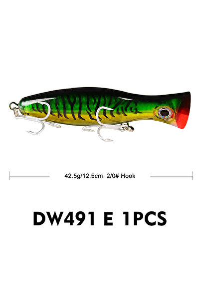 Choice COLOR E PROBEROS 1pc 13cm 43g Popper Fishing Lure Hard Artificial Bait...