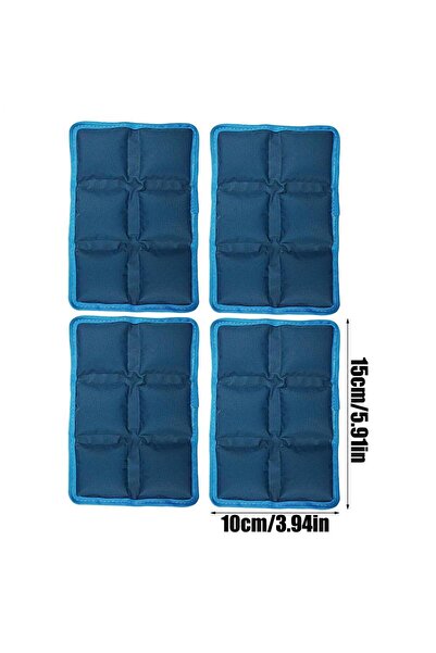 Choice 4pcs Reusable Ice Pack Cooler for Lunch boxes Cold Gel Bag Compact Was...