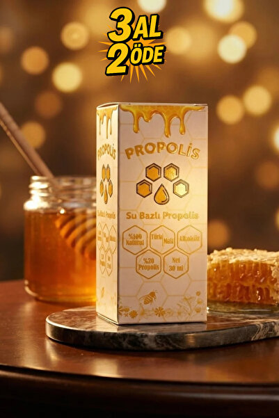 Apeslife Propolis | Yüksek Oranlı Propolis | %100 Doğal Su Bazlı Propolis | 30 ml