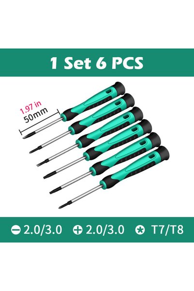 Choice 1 Set 6 PCS Precision Electronic Screwdriver 6 PCS Set Cell Phone Comp...