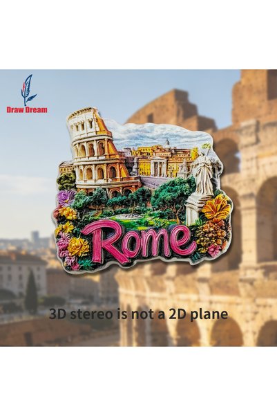 Choice Colosseum 1Pc Roman Colosseum Creative 3D Refrigerator Magnet World Tr...