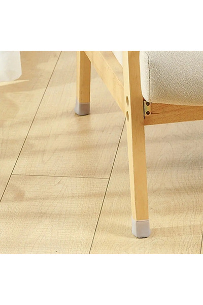 Choice 20pcs 20Pcs Chair Floor Protectors Gray Silicon Chair Leg Cap Protecti...