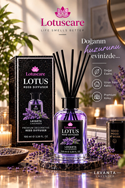 Sarıoğlu DTM Lavanta bambu çubuklu oda kokusu 100ML
