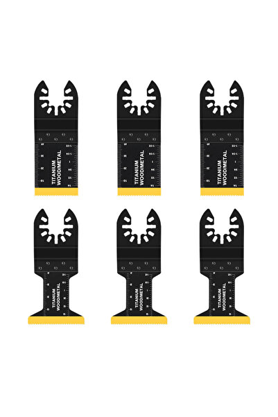Choice1 6pcsTTMLTA1 Titanium Oscillating Saw Blades Kits, Metal Cutting,Multi...