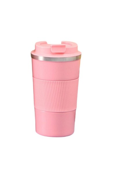 Choice 380ml Pink 1pc 12.85/17.25oz Stainless Steel Thermos Insulated Cup Dou...