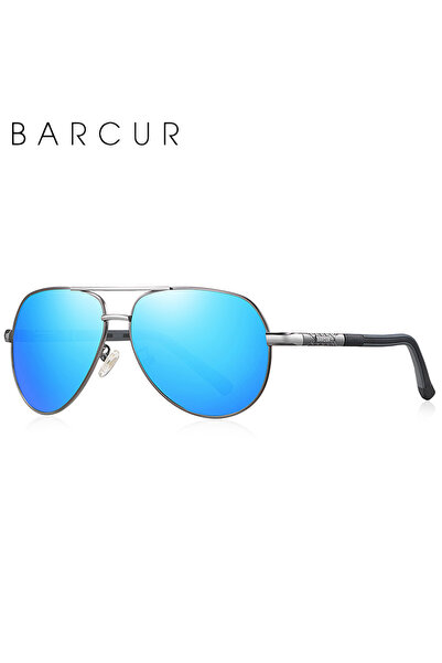 Choice1 BARCUR Gun Blue BARCUR Fashion Glasses Hot Style Men sunglasses Polar...