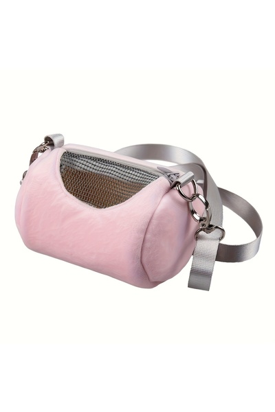 Choice Pink 1Pc Small Pet Backpack Hamster Carrier Bag Portable Cylinder Satc...