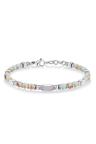Choice 18cm Shoushan stone Boho Style Synthetic Lapis Lazuli Beaded Bracelet ...