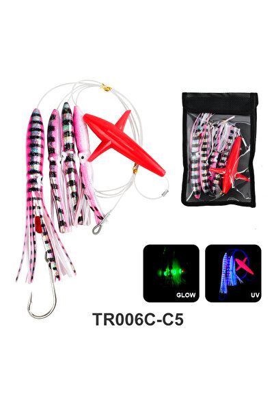 Choice 203g TR007-C5 TEASER 203g 9inch TR007set Big Game Fishing Trolling Lur...