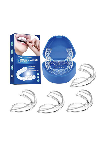 Choice Large WHITE 4pcs/Box Mouth Guards for Grinding Teeth Moldable Dental T...