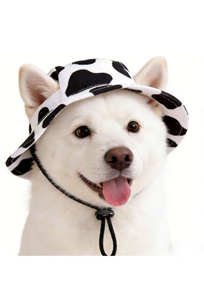 Choice9 M 3.5-7.5KG C Small Dog Cat Hats Cat Cowboy Hat with Ear Holes Tiny P...