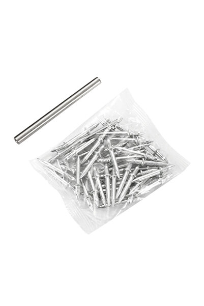 Choice Iron nails 100pcs 100Pack Double Head Skirting Nails Wooden Steps Thre...
