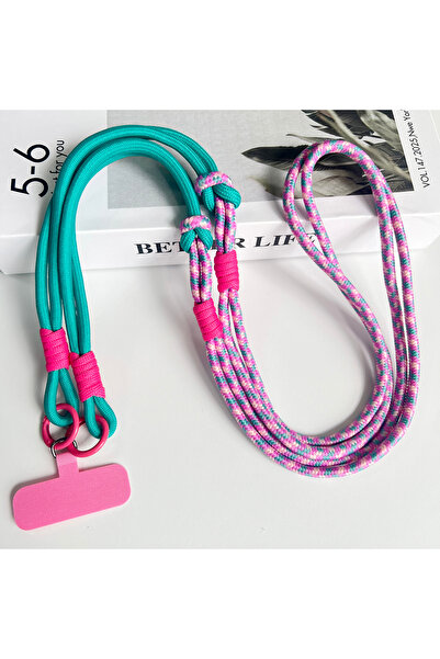 Choice3 Polyester / Nylon Rose Red Creative DIY Mobile Phone Universal Lanyar...