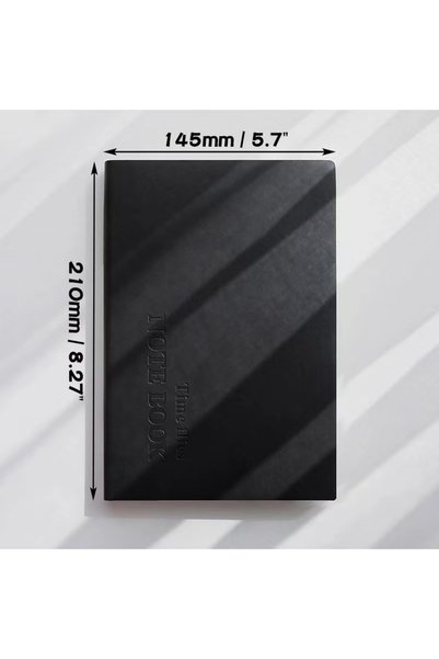 Choice Black notebook A5 Grid Notebook A5,Travelers Journals School Office Me...