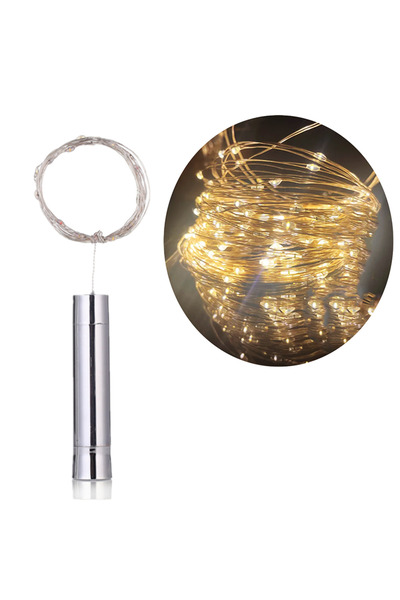 Choice 1m-10LEDs Warm 3M 2M 3PCS Colorful LED Silver Line Wine Bottle Cork St...