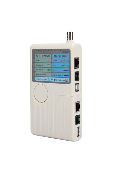 Choice جهاز اختبار كابلات الشبكة متعدد الوظائف 4 في 1 احترافي لـ RJ45/RJ11/US...