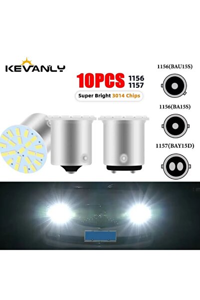 Choice1 1156 ba15s P21W 10PCs 10PCS 1156 BA15S 1157BAY15D LED Bulbs 22SMD Can...