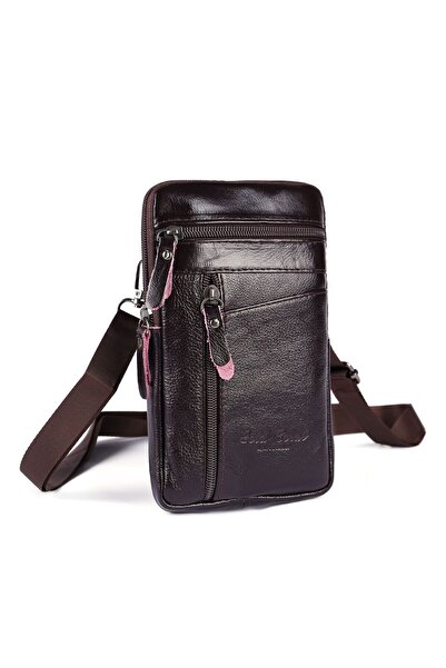 Choice Black Leather Fashion Phone Pouch Belt Bag Shoulder Crossbody Waist Pa...