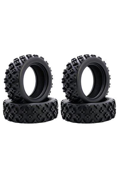 Choice5 T08 4PCS 1:10 On-Road Racing Tires High Grip Hot Melt Rubber for Tami...
