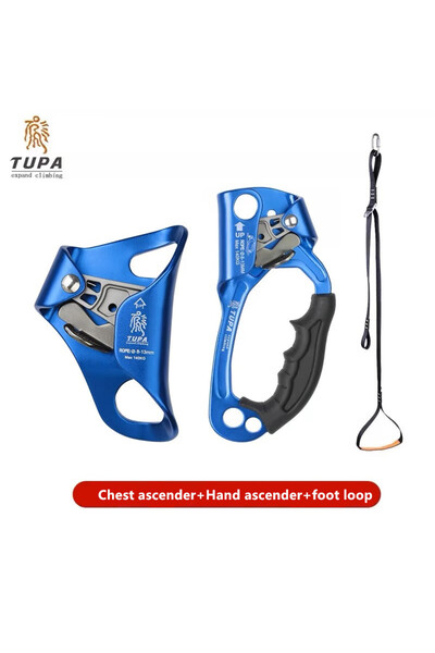 Choice Blue ascender set B Climbing Chest Ascender Outdoor Rock SRT Professio...
