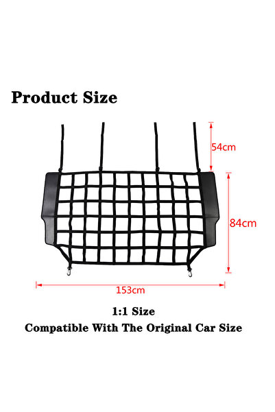 Choice1 Black Car Dog Barrier Protector Divider Pet Net Trunk Safety Mesh for...