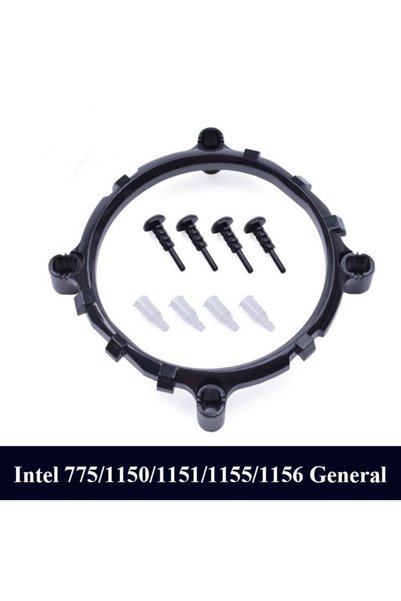 Choice1 حامل لوحة أم 775 115X مع مروحة تبريد للمعالج 1366/115X/775، قاعدة وحد...