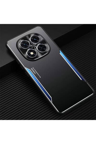 Choice29 غطاء خلفي فاخر من سبائك الألومنيوم المعدني غير اللامع لهاتف Blue Not...