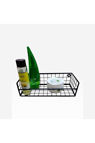 GO DEKOR Rüstik Çok Amaçlı Orta Boy Mutfak Ve Banyo Rafı/ 30x10cm