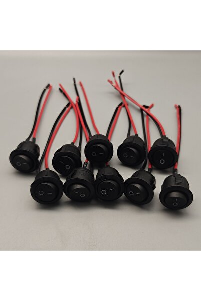 Choice1 10Pcs 2/5/10 Pack Mini Round Toggle Switches, 20mm Spst On/Off Type 1...
