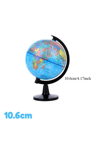Choice 10.6cm 1pc Educational Globe for Teaching, HD English World Map with 3...