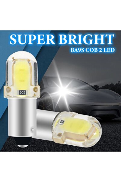 Choice BA9S أبيض 10X BA9S LED T4W H6W W5W LED لمبة CANBUS COB 2SMD مصباح قراء...