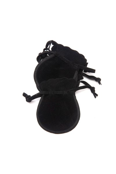 Choice 7X9cm black 10pcs Small Velvet Jewelry Pouch Drawstring Bags for Gifts...