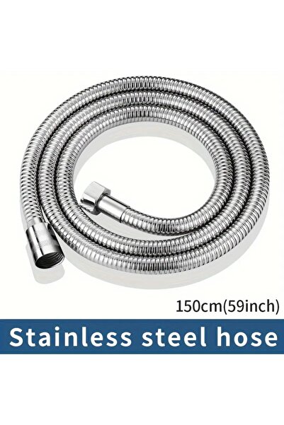 Choice 1.5m Bath Shower Hose Stainless Steel Flexible Pipe Shower Head Pipe P...