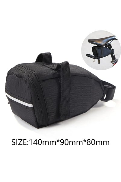 Choice B 1L Bicycle Saddle Bag Large Capacity Bike Seat Bag Waterproof Back S...